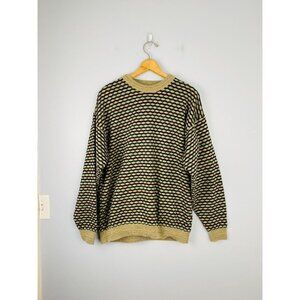 Vintage Jantzen Classics Size XL Men's Geometric Pattern Crewneck Sweater, 90s